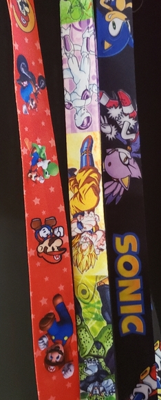 Set 3 Lanyards Anime / Mix - Picture 2 of 4